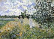 Claude Monet A walk near Argenteuil France oil painting artist